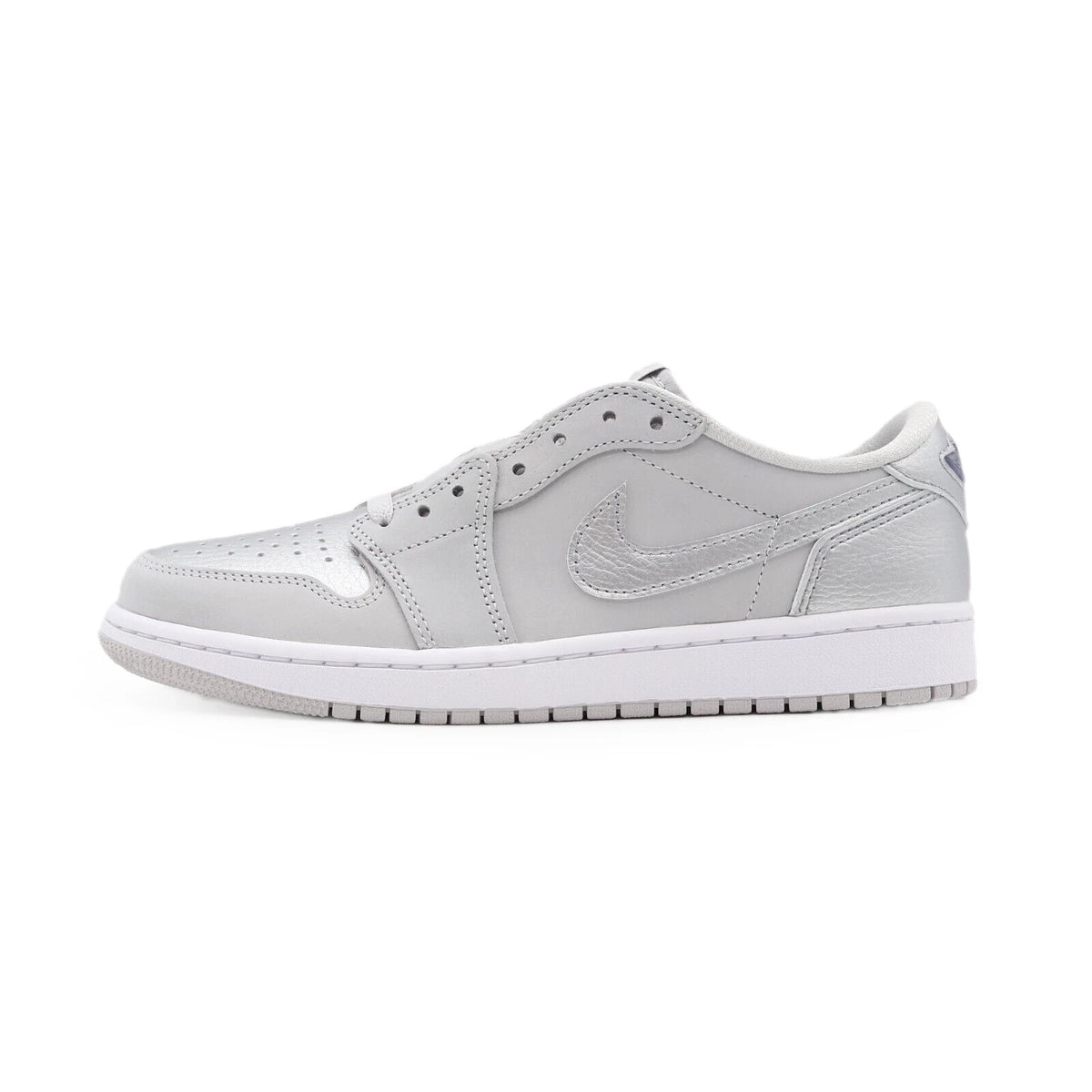 CZ0790-002 Nike Air Jordan 1 Retro Low OG Metallic Silver no Briefcase (Men's)