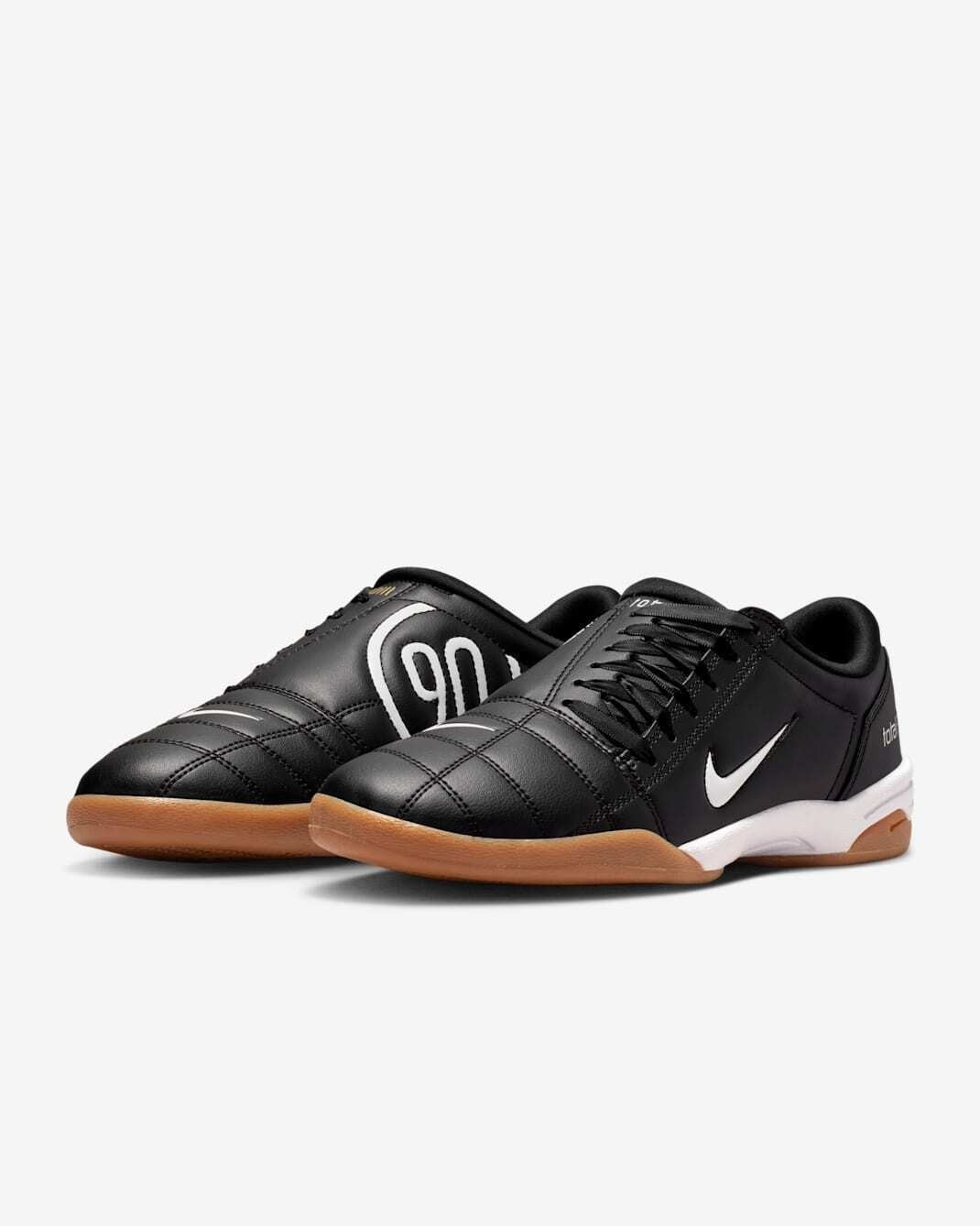 IO2387-001 Nike Total 90 3 BLACK WHITE-GUM MED BROWN-MTLC GOLD (Women's)