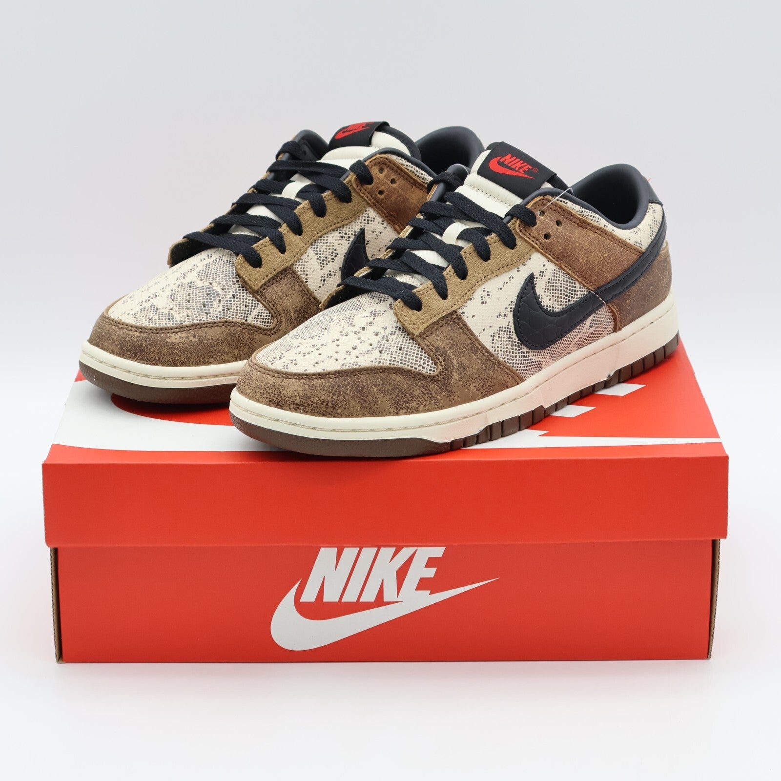FJ5434-120 Nike Dunk Low Head 2 Head CO.JP Natural Black Ale Brown Pecan (Men's)