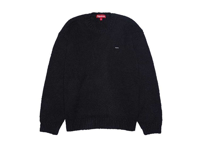 Supreme Boucle Small Box Sweater Black
