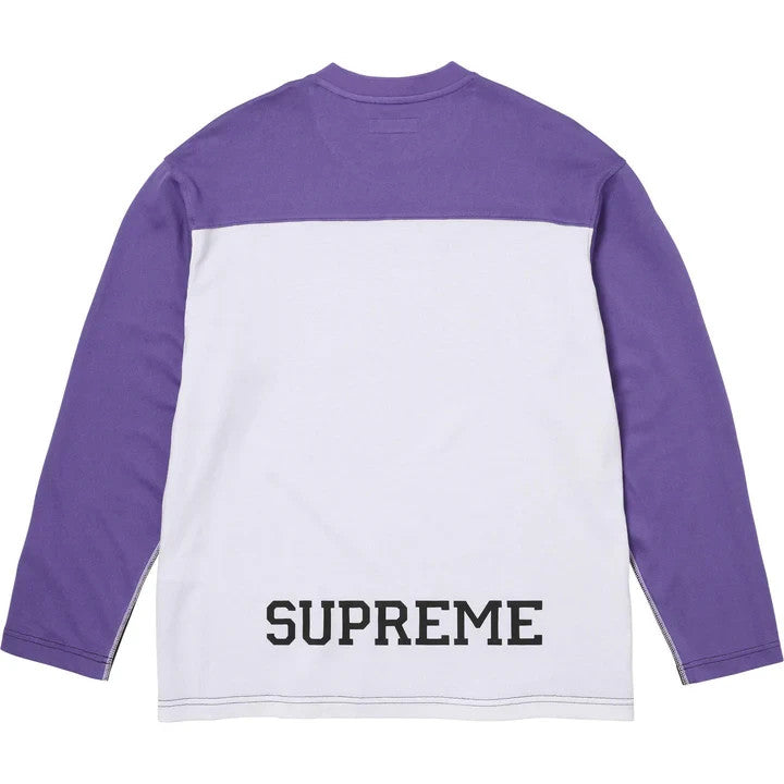 Supreme Split L/S Football Top Black