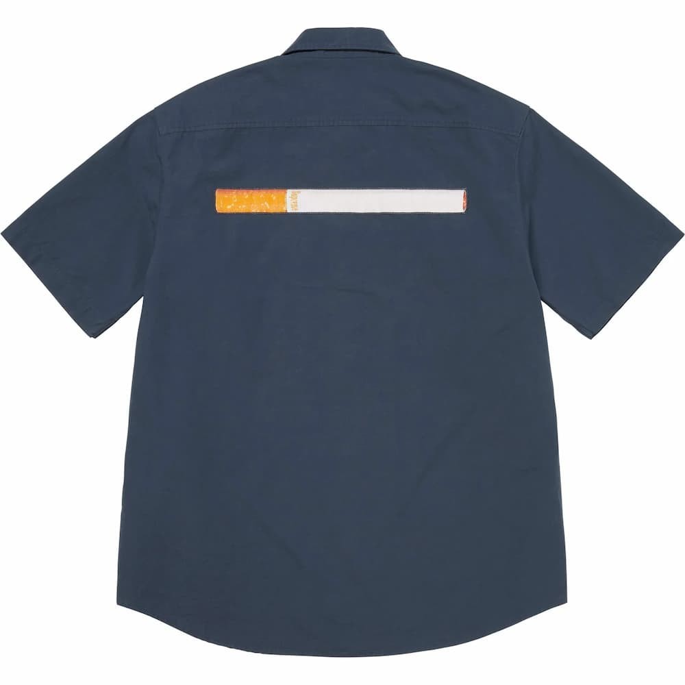 Supreme Cigarette S/S Shirt Navy