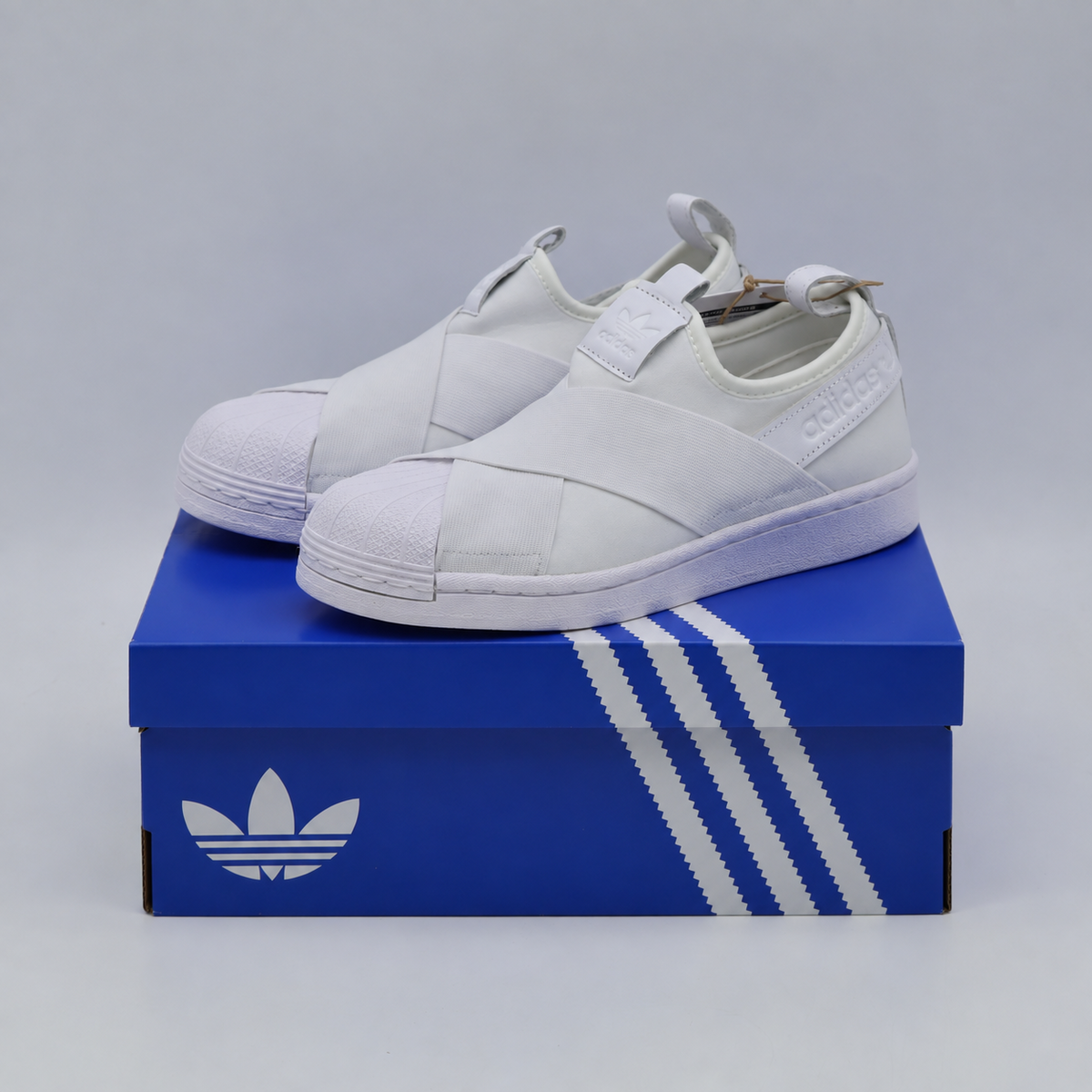 FW7052 adidas Superstar Slip-On "Cloud White" (Men's)