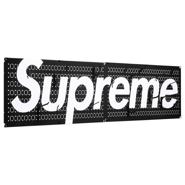 Supreme x Wall Control Pegboard Panel (Set of 2) Black