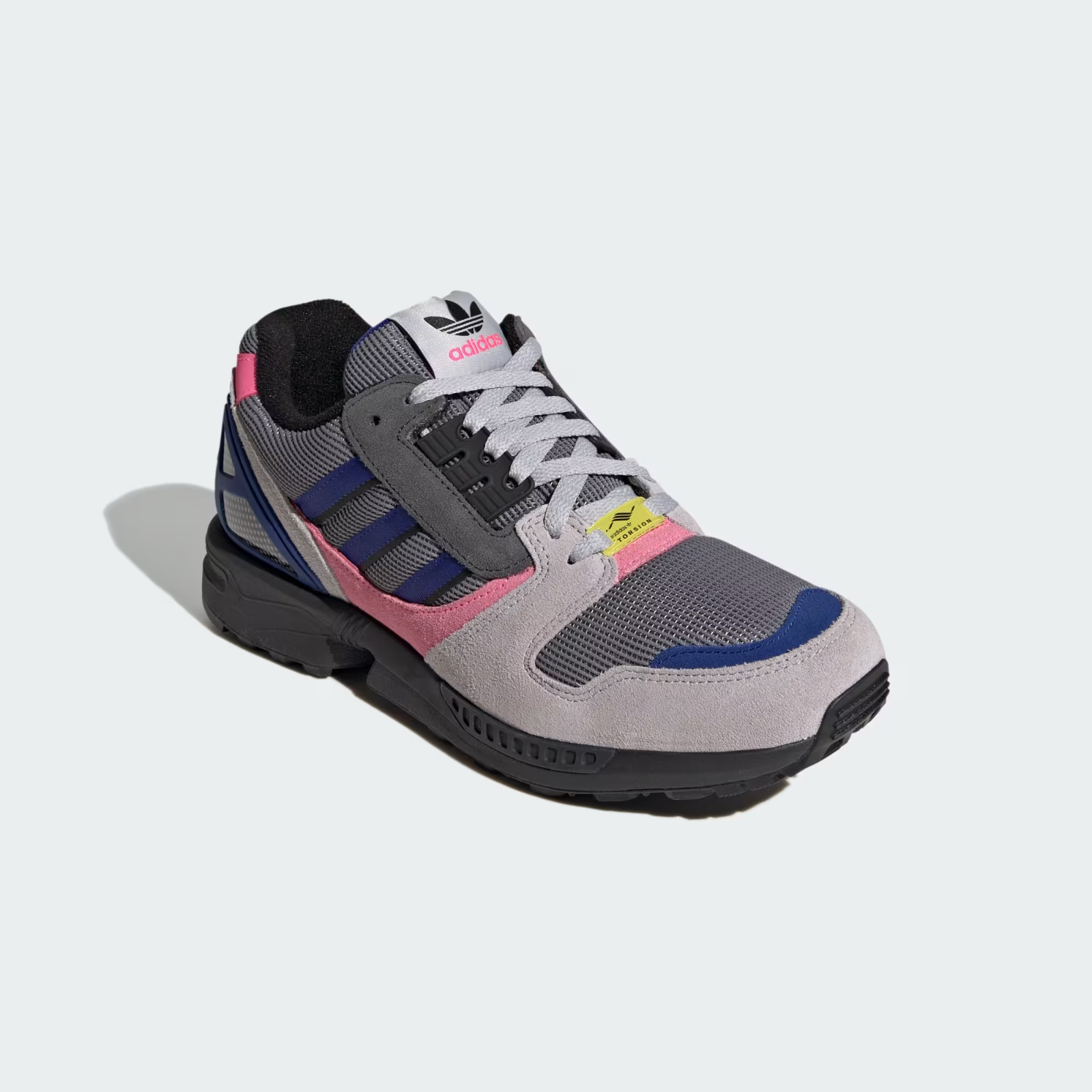 KI1377 adidas ZX 8000 Grey Three Semi Lucid Blue Lucid Pink (Men's)