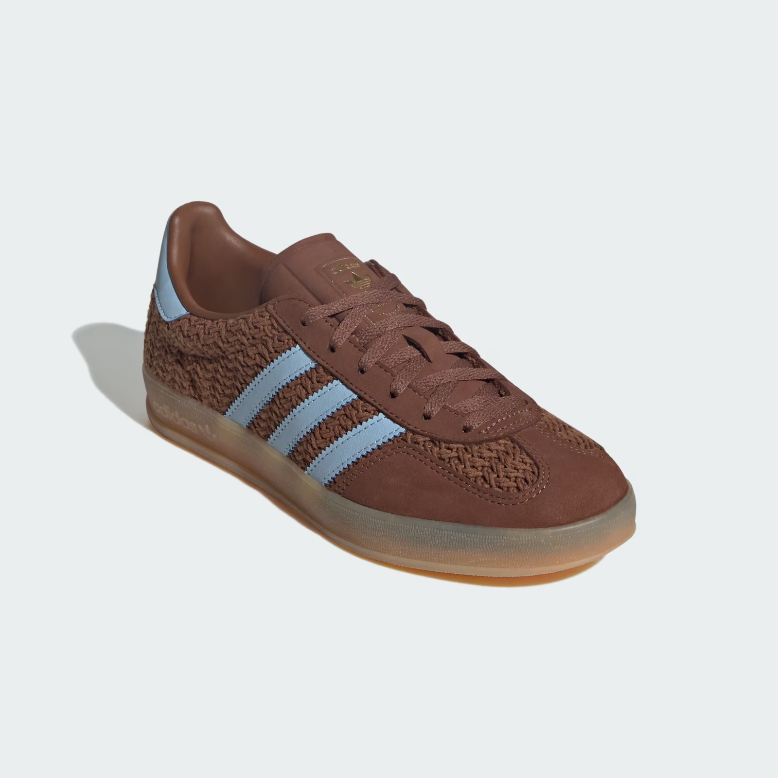 JS1417 adidas Originals Gazelle Indoor Preloved Brown Clear Sky Gum (Women's)