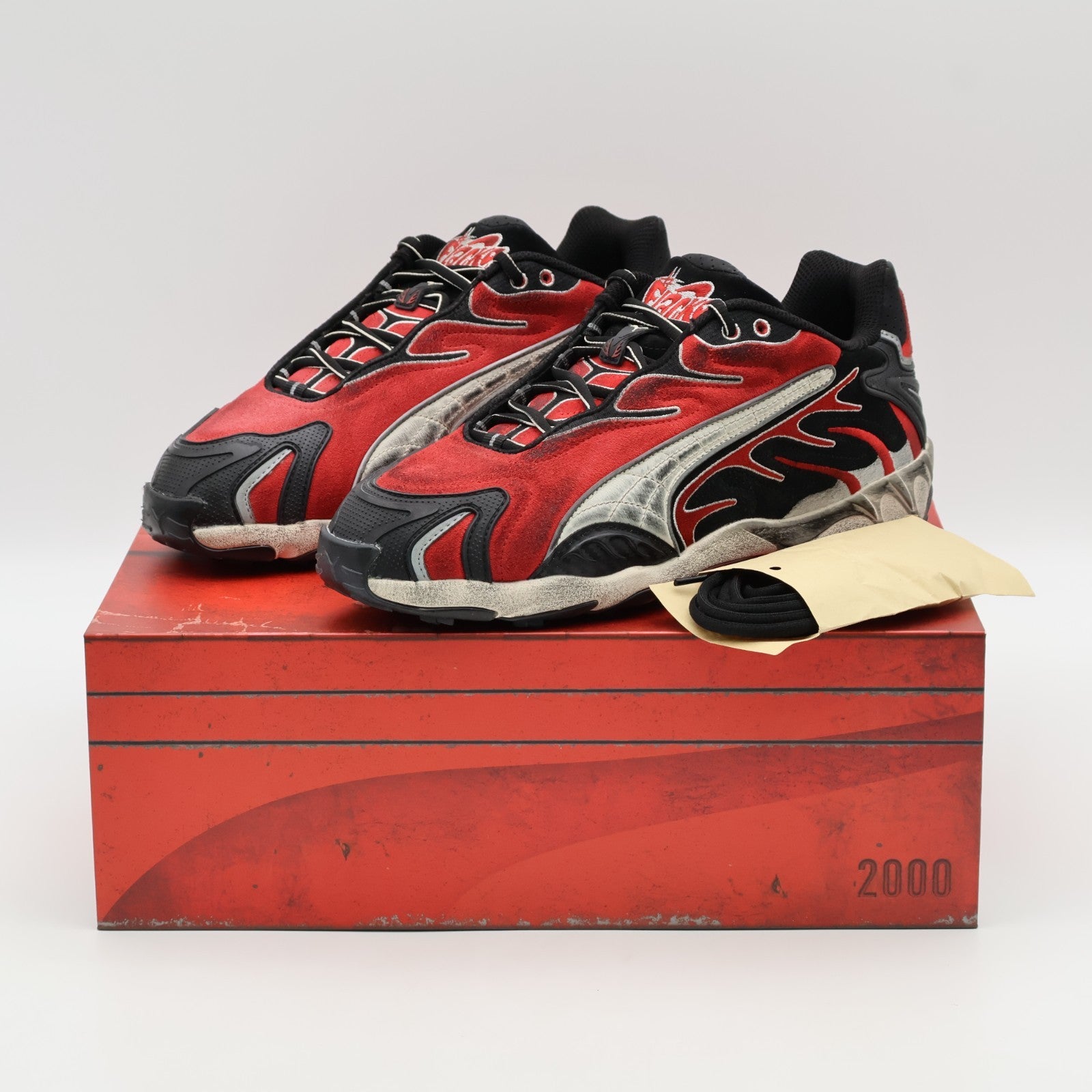 402453-01 A$AP Rocky Puma Inhale DISTR Black Red (Men's)