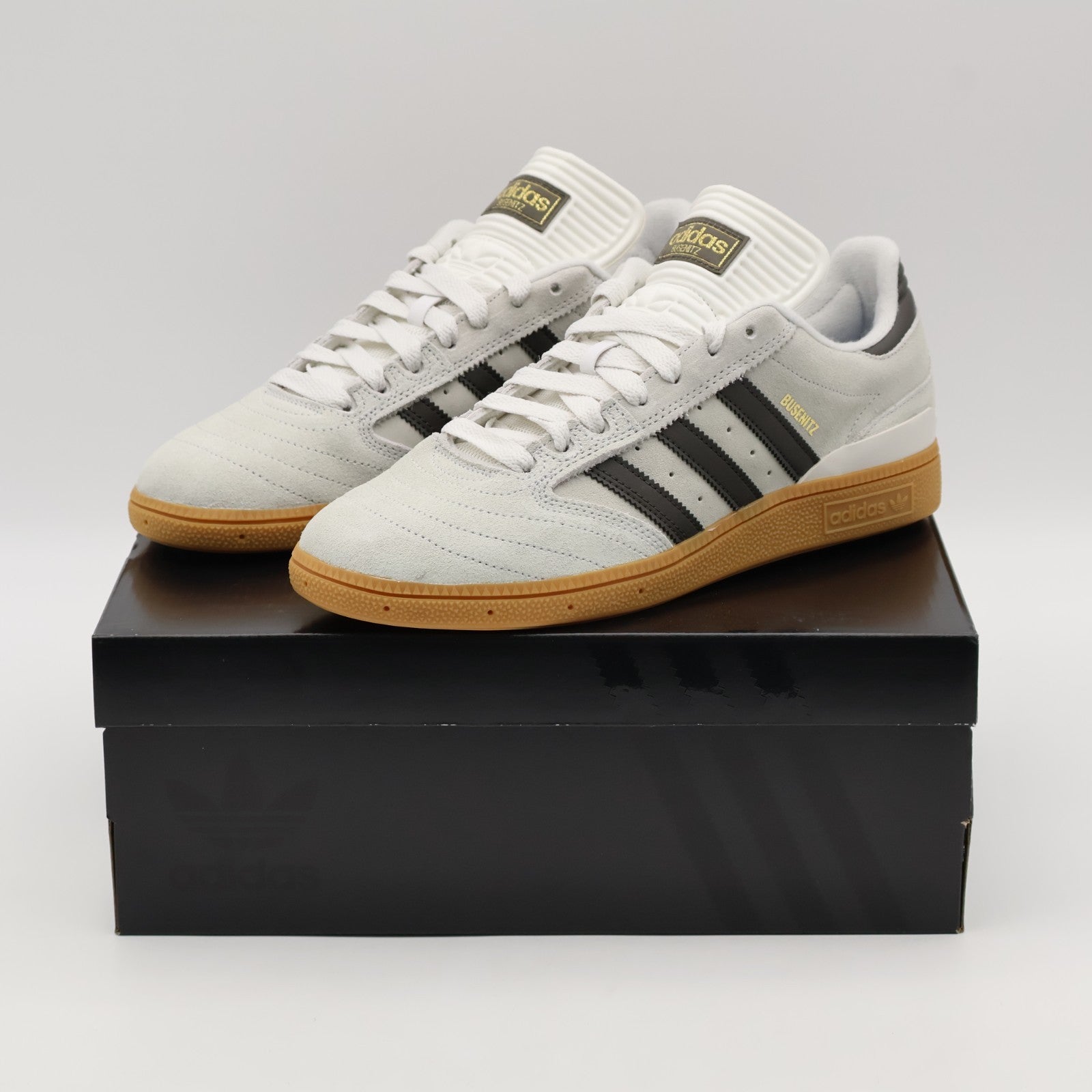 IF4617 adidas Skateboarding Busenitz Crystal White Shadow Olive Gum (Men's)