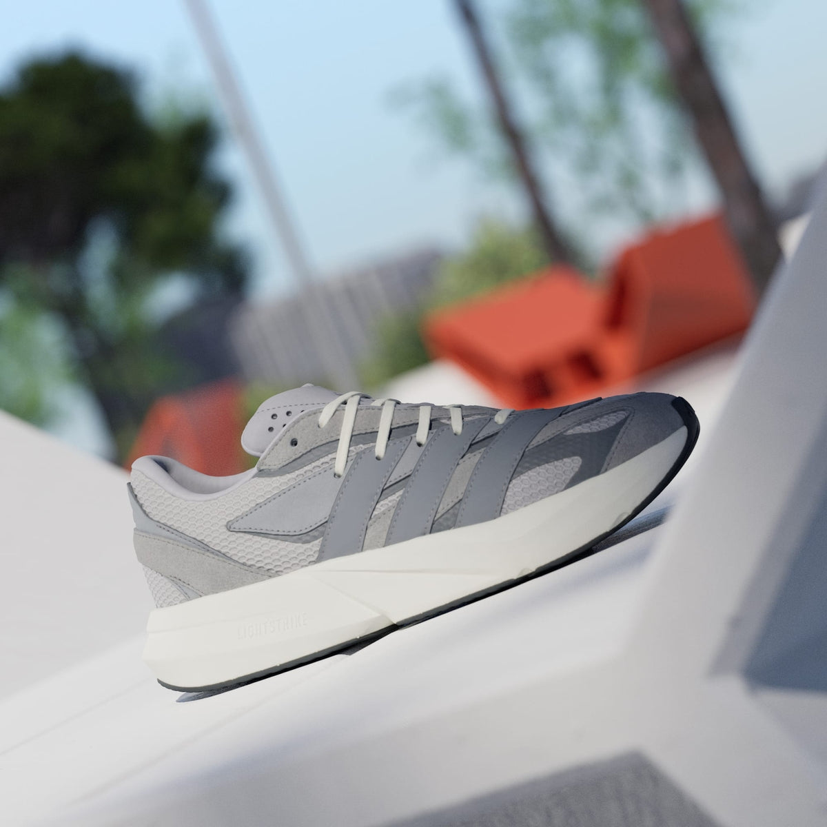 IH8607 adidas Lightblaze Grey Two Grey Three Iron Metallic (Men's)