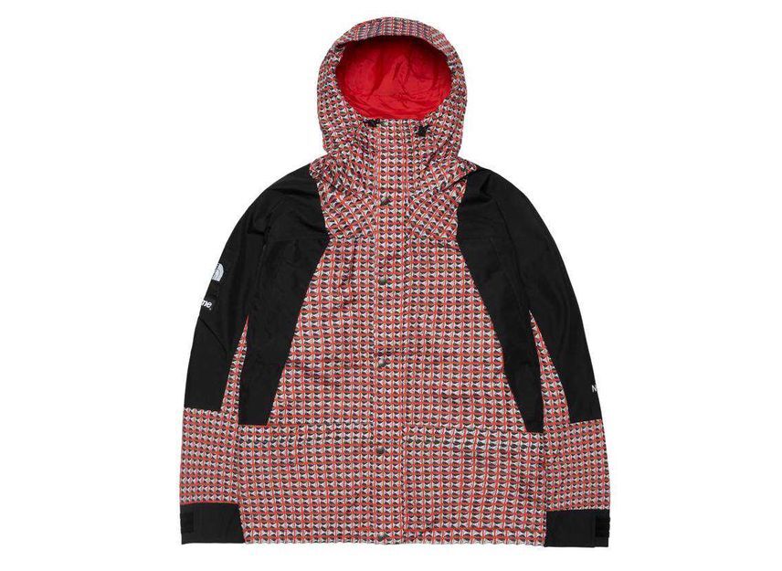 Supreme The North Face Studded Mountain Light Jacket Red