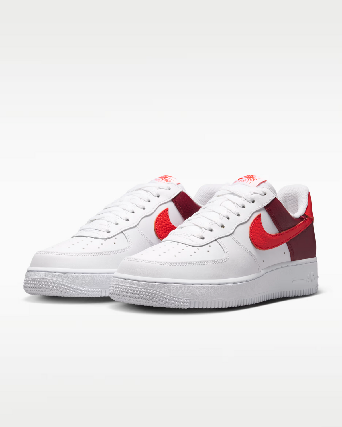 IR0872-101 Nike Air Force 1 '07 "White/Light Crimson" (Women's)