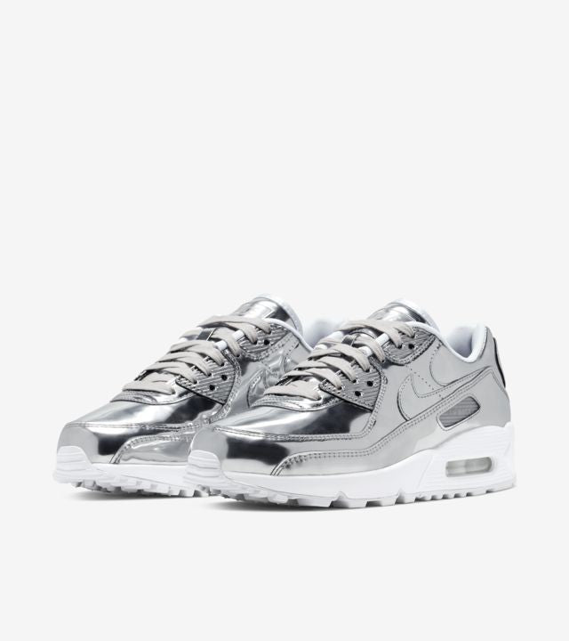 CQ6639-001 Nike Air Max 90 "Metallic Chrome" (Women's)