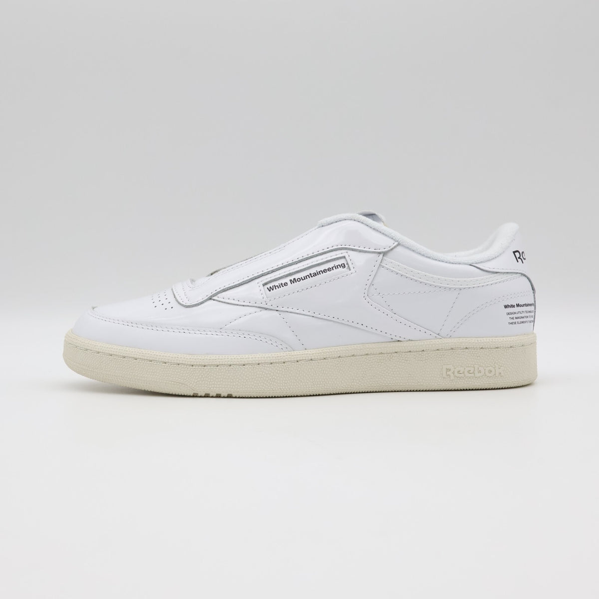 100218232 White Mountaineering Reebok Club C 85 White Chalk Black (Men's)