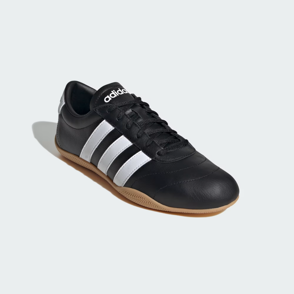 JQ9684 adidas Grand Court Lo Core Black Cloud White Gum (Women's)