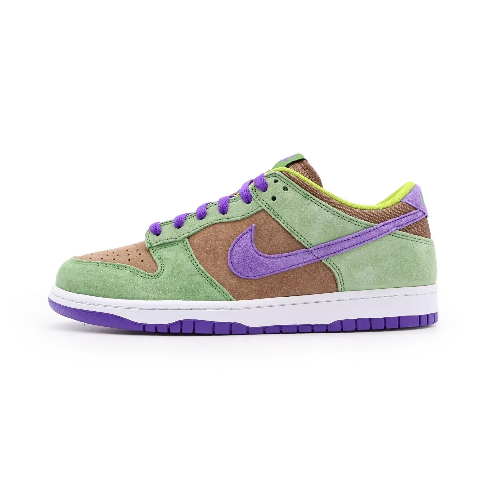 DA1469-200 Nike Dunk Low Veneer Duckling Pack Autumn Green Deep Purple (Men's)
