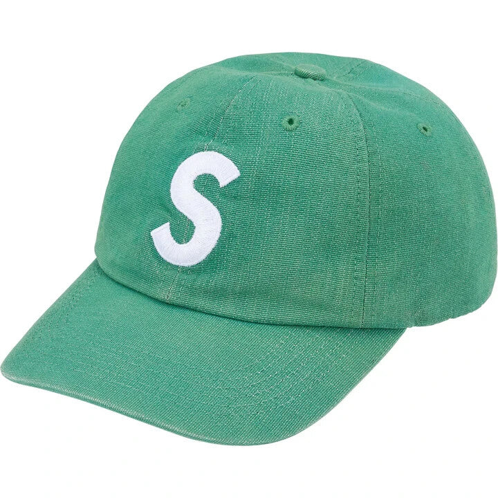 Supreme Cordura Denim S Logo 6-Panel Green