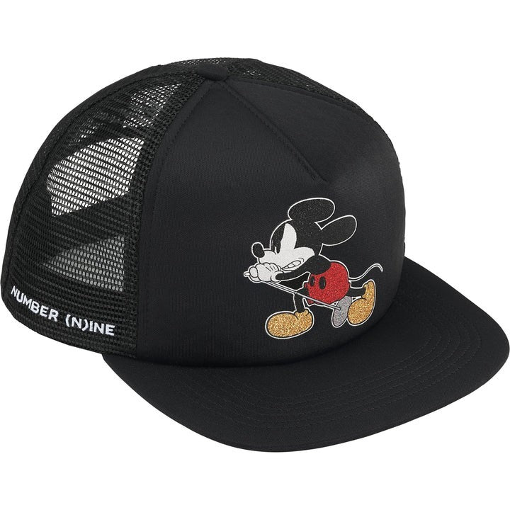 Supreme Number (N)ine Mickey Mouse Mesh Back 5-Panel Black