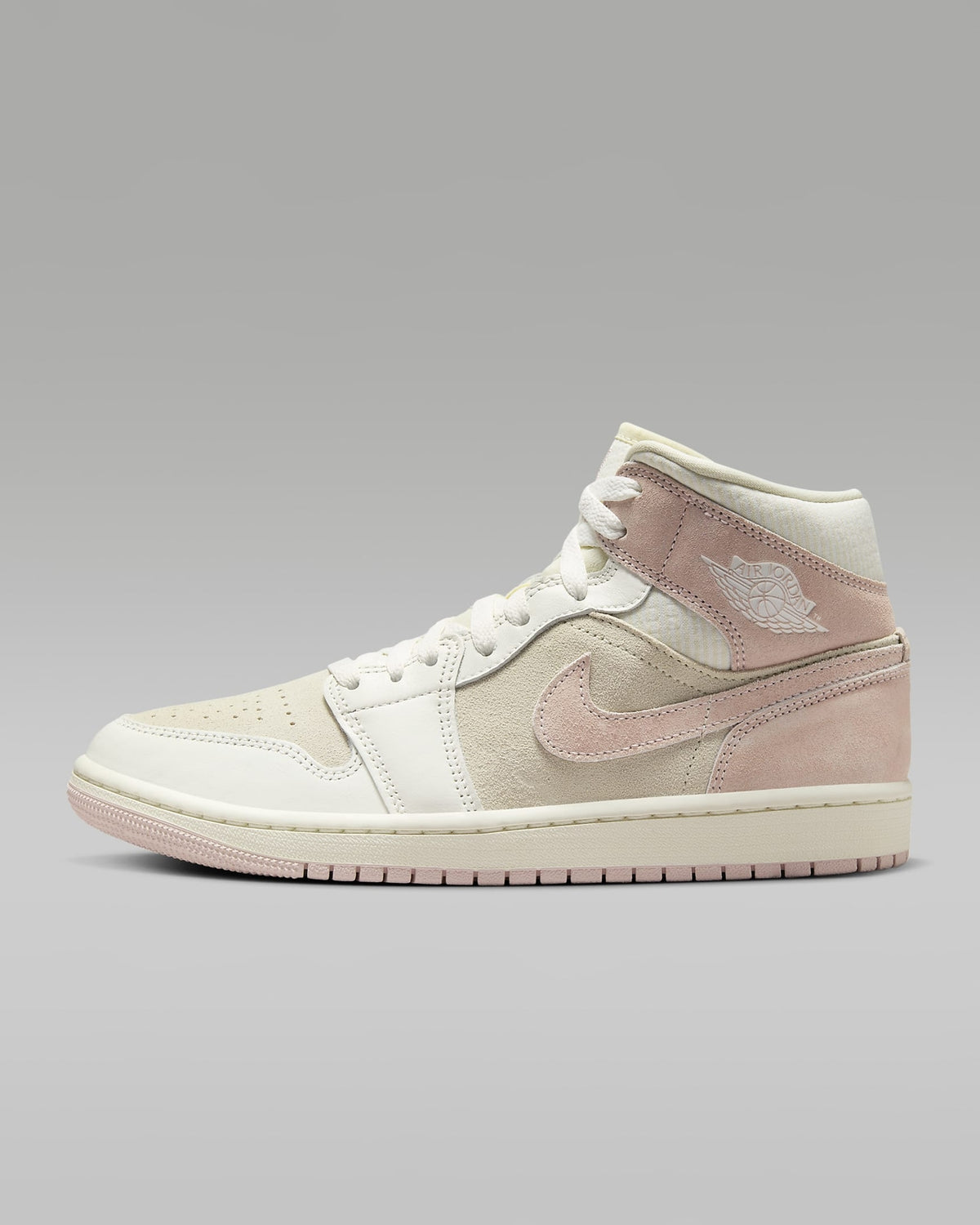 FQ1926-161 Nike Air Jordan 1 Mid SE Coconut Milk Sail Legend Pink (Women's)