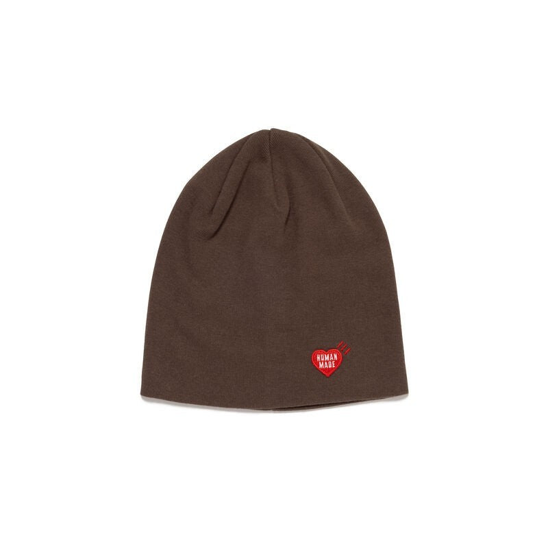 HUMAN MADE Heart Badge Beanie Brown