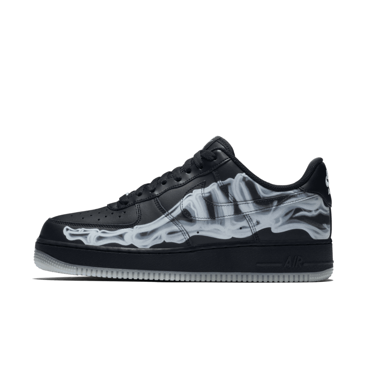 BQ7541-001 Nike Air Force 1 Low Black Skeleton (Men's)