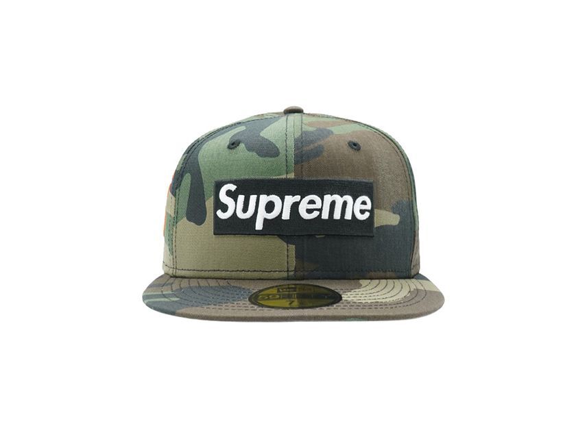 Supreme MLB Teams Box Logo New Era Woodland Camo