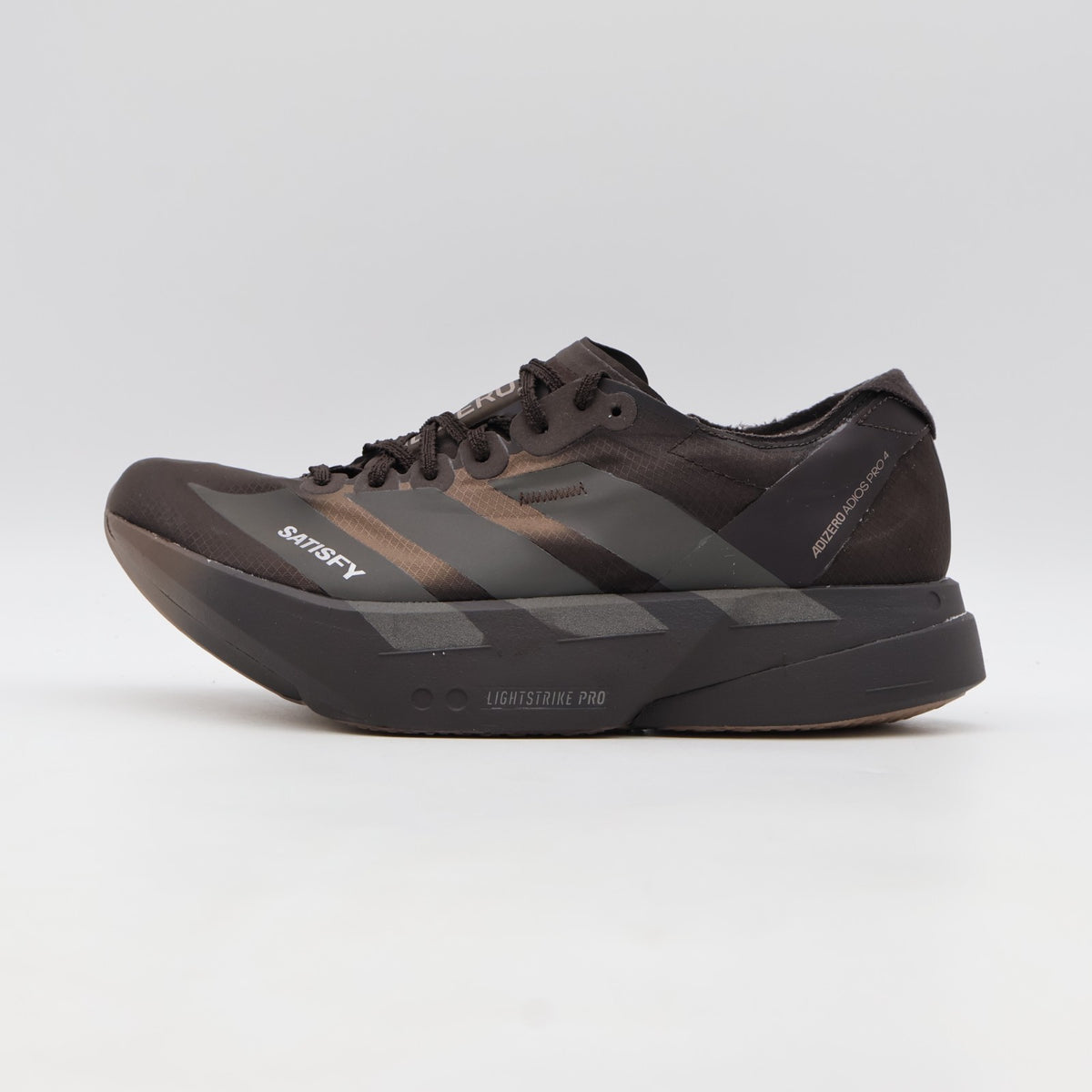 KH8442 Satisfy adidas Adizero Adios Pro 4 Brown Aurora Coffee (Men's)