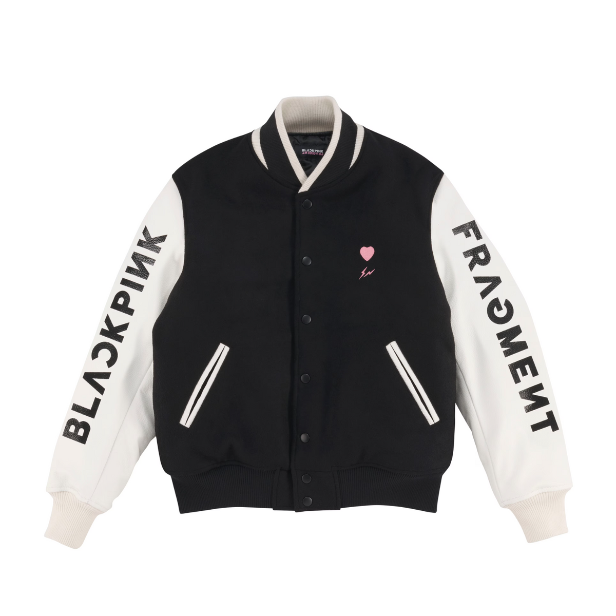 FRAGMENT BLACKPINK Stadium Jacket White