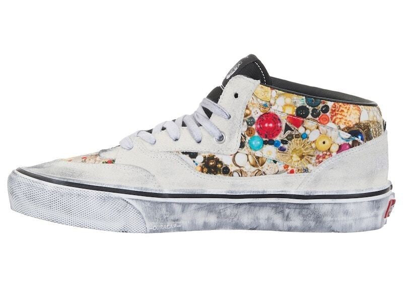 VN00112HNTR Supreme à Mike Kelley à Vans Half Cab "White" (26SS Week8)
