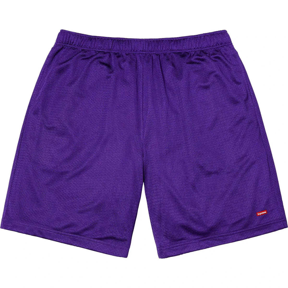 Supreme Small Box Baggy Mesh Short Purple