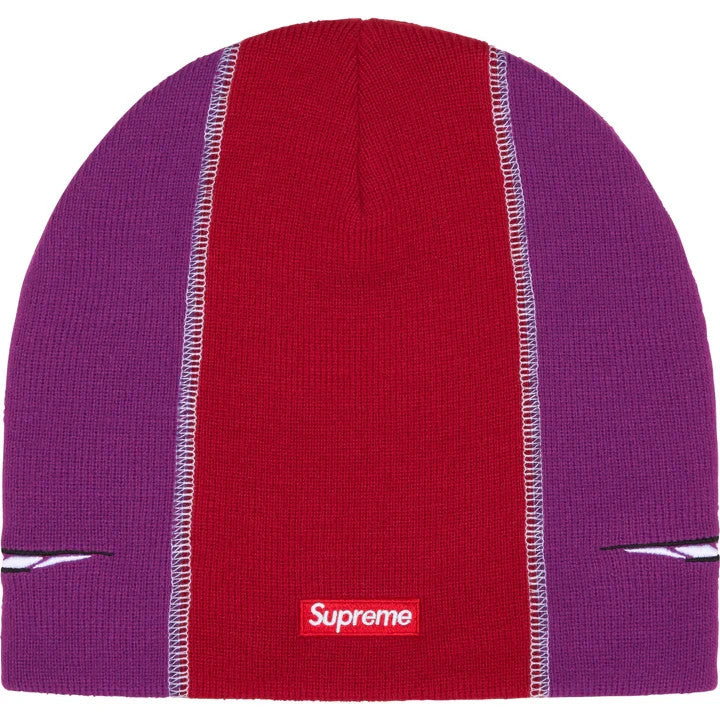 Supreme Racing Panel Beanie Purple