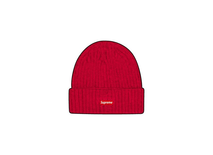 Supreme Overdyed Beanie Red (25SS)