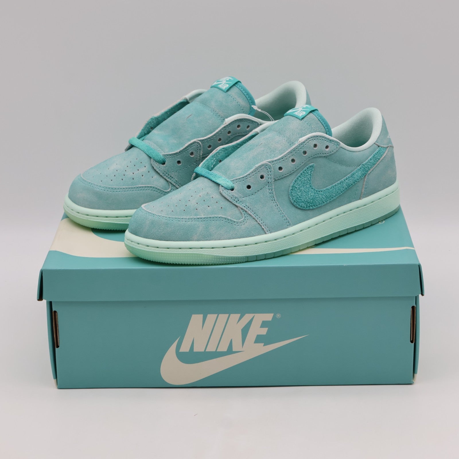 HQ8111-300 Nike Air Jordan 1 Low Washed Teal (Women's)