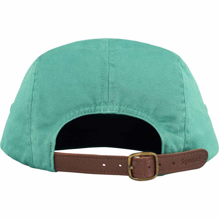 Supreme Washed Chino Twill Camp Cap Aquav