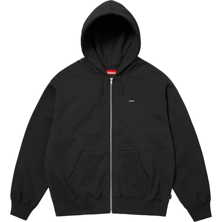 Supreme Small Box Zip Up Hooded Sweatshirt Black