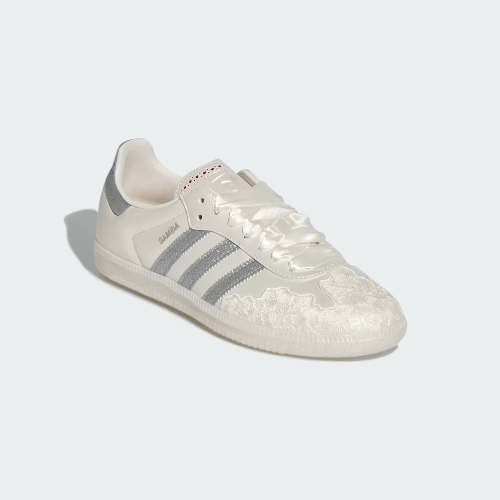 HP3658 adidas Samba OG Chalk White Silver Metallic (Women's)