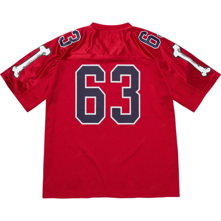 Supreme Bones Football Jersey Red