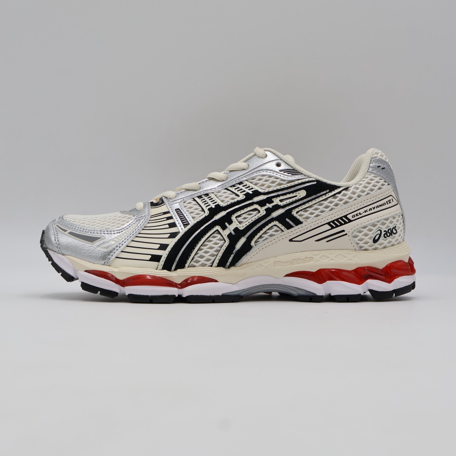 1203B103-100 Lapstone & Hammer à Asics Gel-Kayano 12.1 Cream Pure SIlver (Men's)
