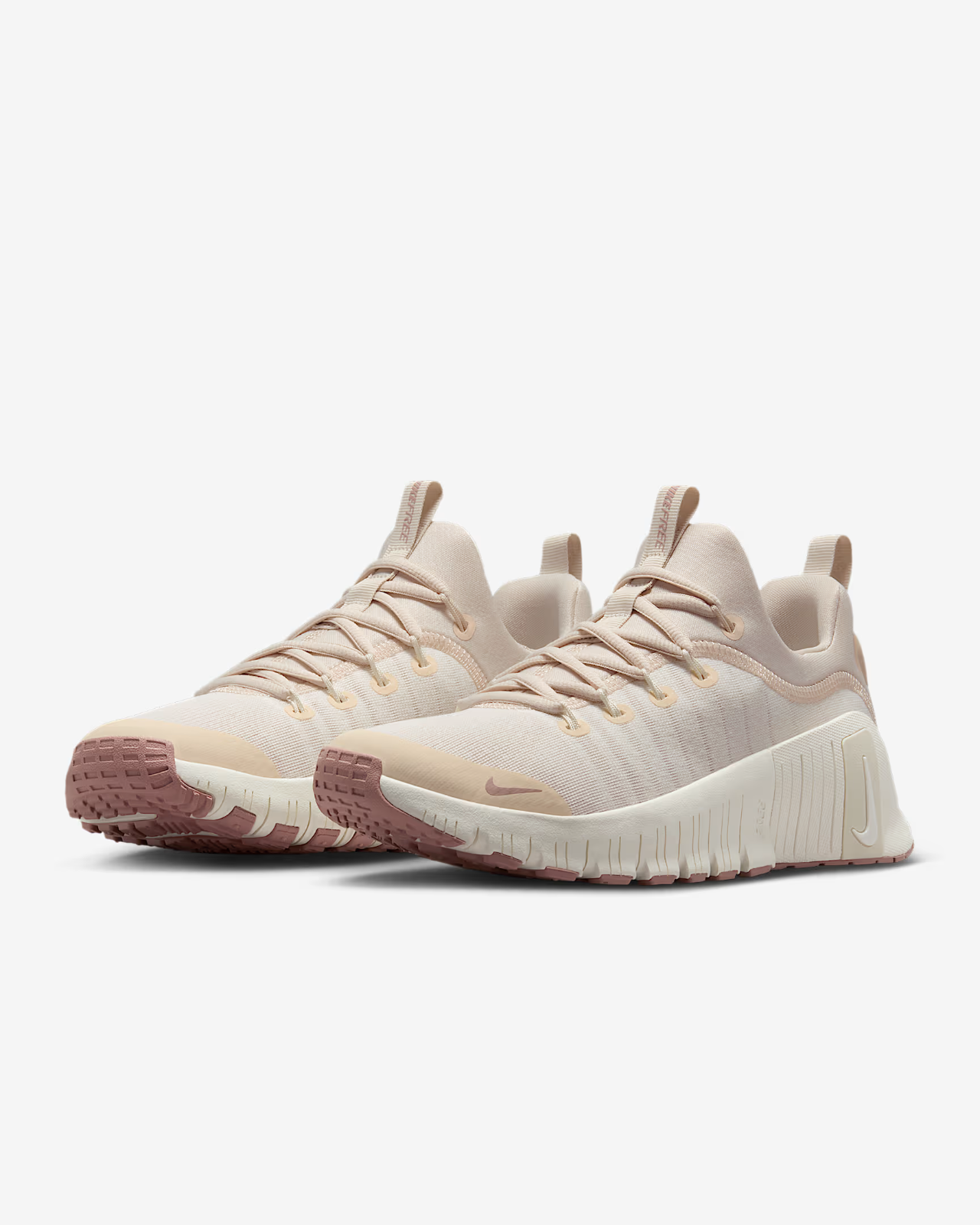 FJ7126-011 Nike Free Metcon 6 Workout Shoes Soft Pearl Pearl White Sail(Women's)