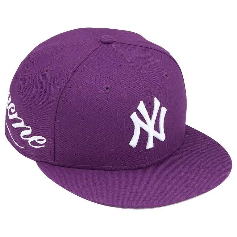 Supreme x New York Yankees New Era Purple