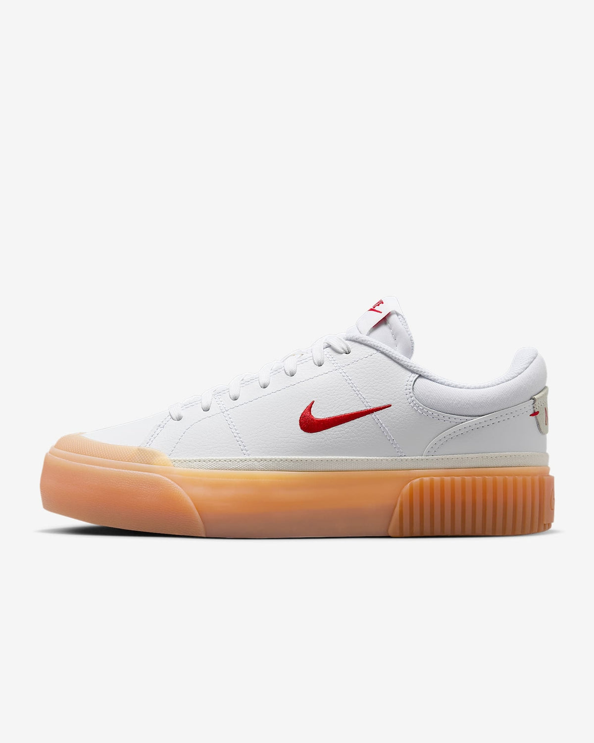 FV5526-103 Nike Court Legacy Lift White Gum Yellow Sail University Red (Women's)