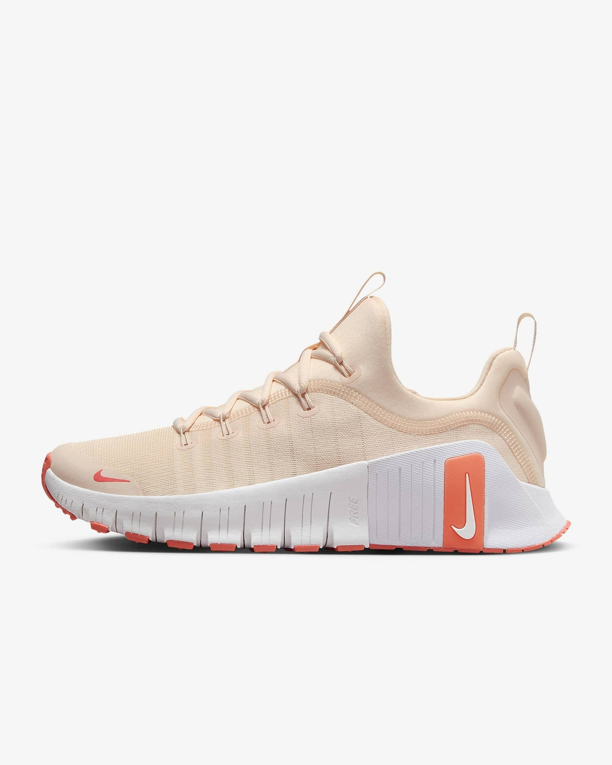 FJ7126-801 Nike Free Metcon 6 Guava Ice Light Wild Mango White (Women's)