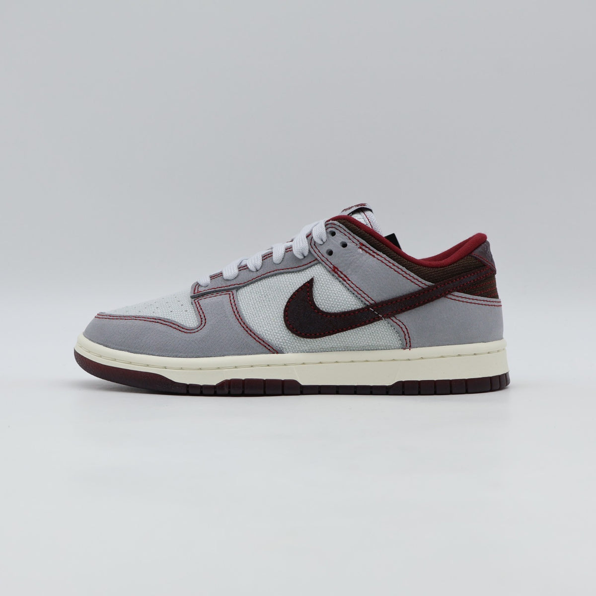 IH1942-001 Nike Dunk Low Retro SE Pure Platinum Burgundy Crush (Men's)