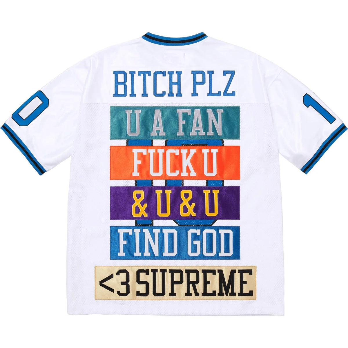 Supreme Find God Football Jersey White