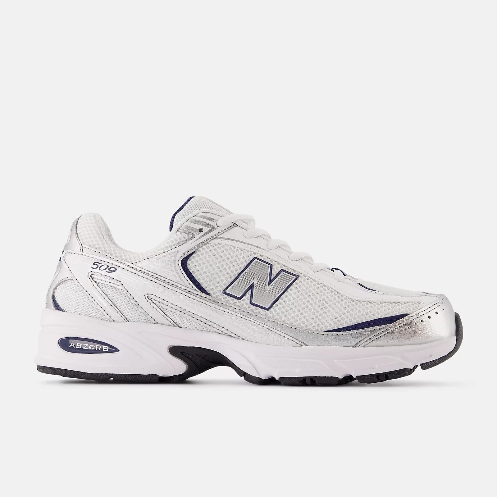 U509CD New Balance 509V1 White NB Navy Silver Metallic (Men's)