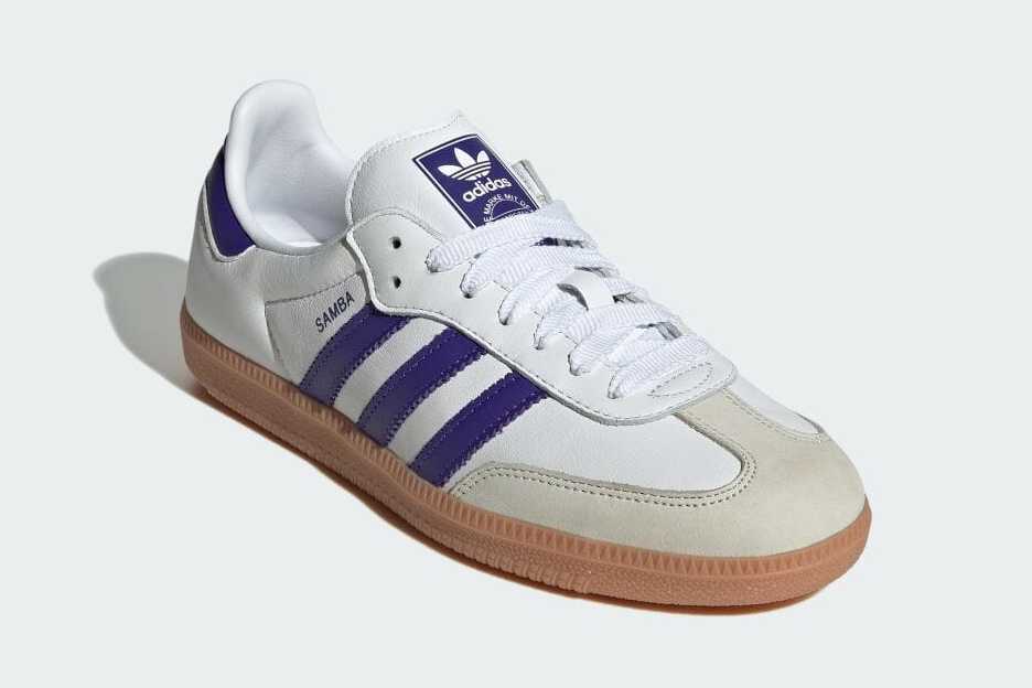 IF6514 adidas Originals Samba OG Cloud White Energy Ink Off White (Women's)