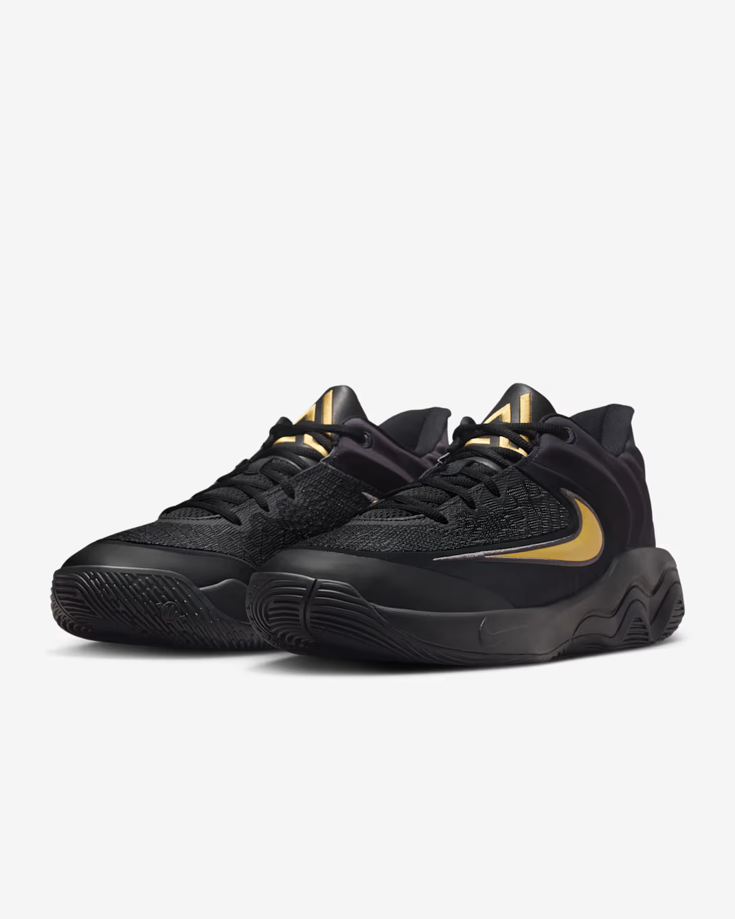 FQ3681-005 Nike Giannis Immortality 4 Black Metallic Gold (FQ3680-010) (Men's)