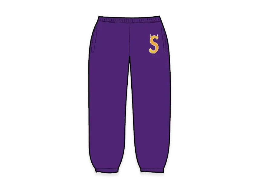 Supreme Devil S Logo Sweatpant "Purple"