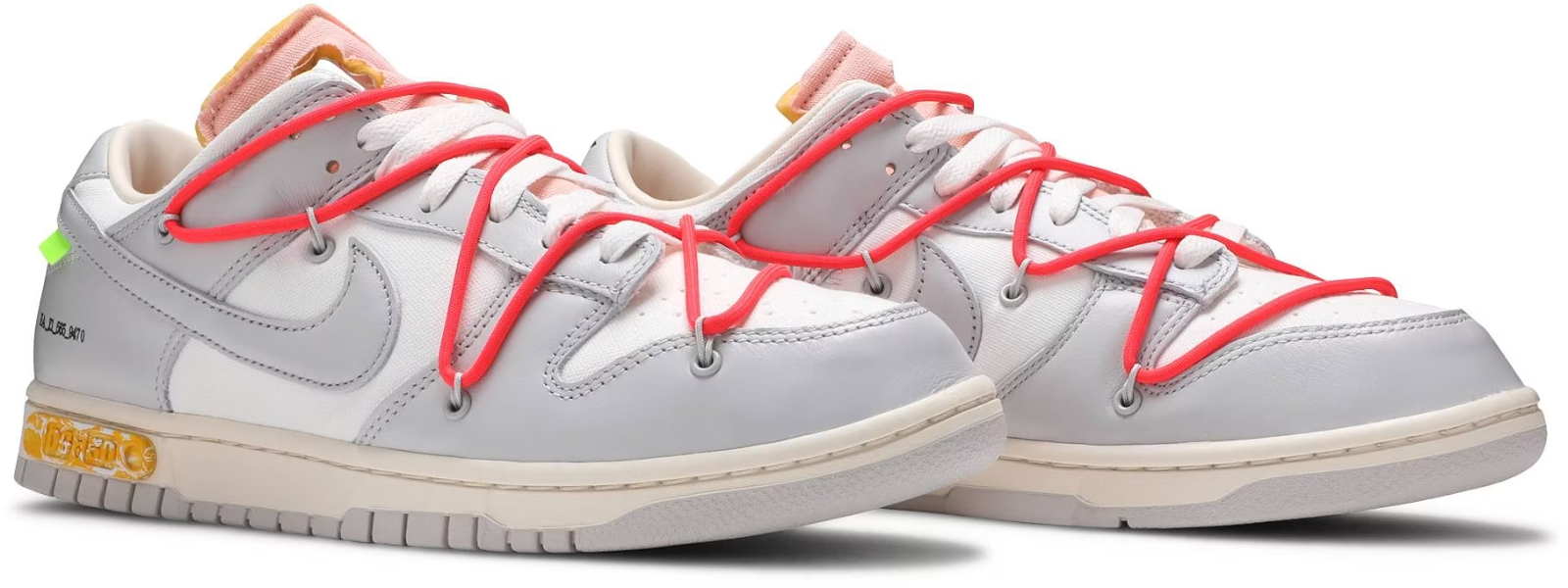 DM1602-110 Off-White à Nike Dunk Low 1 of 50 "Lot.6" (Men's)