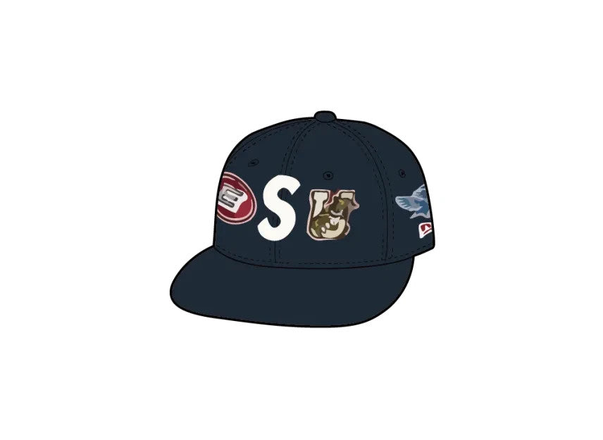 Supreme Mascots S Logo New Era "Navy"