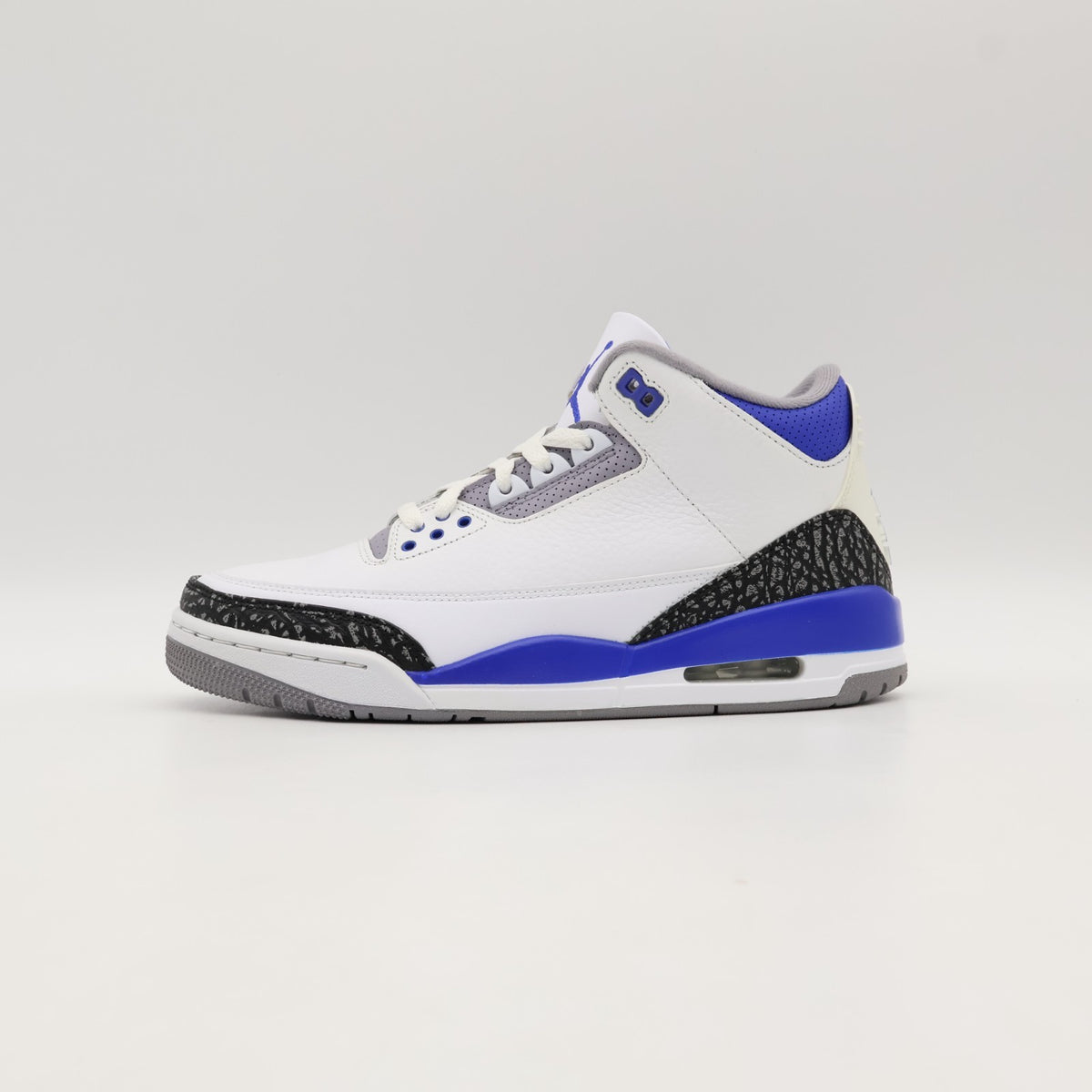 CT8532-145 Nike Air Jordan Air Jordan 3 Racer Blue White Cement Grey (Men's)